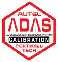 Autel ADAS calibration certified tech badge